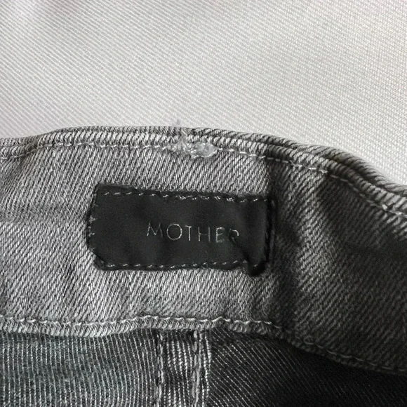 MOTHER | The Pixie - Supermoon - Grey Cropped Skinny Jeans Women’s Size 30 - Picture 7 of 9